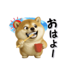 ちょっぴり笑える柴犬（個別スタンプ：5）