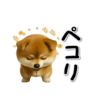 ちょっぴり笑える柴犬（個別スタンプ：12）