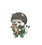 シバニーズのモジャ（個別スタンプ：16）