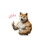 動く犬マッチョ☆（個別スタンプ：3）