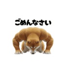 動く犬マッチョ☆（個別スタンプ：14）