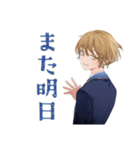 王子系女子高生の冬★制服（個別スタンプ：33）