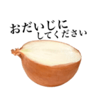 【敬語】 国産玉ねぎ（個別スタンプ：14）