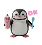 ヒゲペンギンたちの愉快な日常スタンプ（個別スタンプ：3）