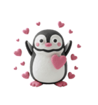 ヒゲペンギンたちの愉快な日常スタンプ（個別スタンプ：5）