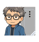 新之助オリジナル絵文字（個別スタンプ：15）