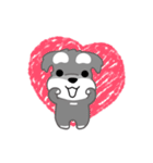 かわいいシュナ犬なんとなく動く3（個別スタンプ：5）