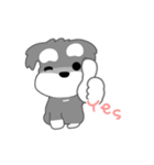 かわいいシュナ犬なんとなく動く3（個別スタンプ：18）