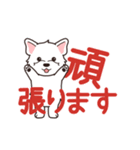 やさしいウエスティ『デカ文字・敬語』（個別スタンプ：15）