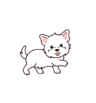 やさしいウエスティ『デカ文字・敬語』（個別スタンプ：22）