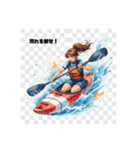 輝け！スポーツガールズ☆スタンプ（個別スタンプ：17）