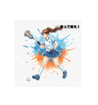 輝け！スポーツガールズ☆スタンプ（個別スタンプ：28）