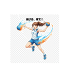 輝け！スポーツガールズ☆スタンプ（個別スタンプ：35）