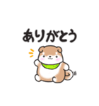 たれ耳柴犬♡お返事・挨拶スタンプ（個別スタンプ：9）