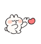 恋人連絡用うさぎときどきにんじんリメイク（個別スタンプ：8）