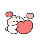 恋人連絡用うさぎときどきにんじんリメイク（個別スタンプ：34）