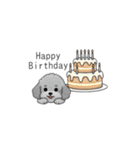 カップル・夫婦で使いやすいトイプードル①（個別スタンプ：23）