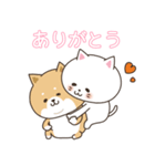 わん×にゃんカップル♡彼女用（個別スタンプ：3）