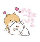 わん×にゃんカップル♡彼女用（個別スタンプ：29）