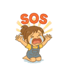 小花児の妹4甘苦打工（個別スタンプ：33）