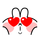 Popup あまえんぼうさちゃんのかお（個別スタンプ：16）