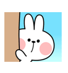 Popup あまえんぼうさちゃんのかお（個別スタンプ：24）