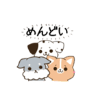 動く！毎日五月病な犬とねこたち 犬の日2（個別スタンプ：6）