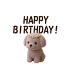 大きめ文字が見やすい♥フロッキーわんこ（個別スタンプ：13）