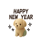 大きめ文字が見やすい♥フロッキーわんこ（個別スタンプ：14）