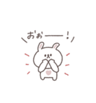 あいづち◎ちびっこうさぎさん #2（個別スタンプ：28）