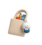 毎日使えるミニミニみじめちゃん（3D）（個別スタンプ：27）