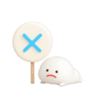毎日使えるミニミニみじめちゃん（3D）（個別スタンプ：37）