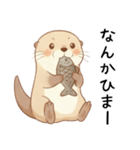 わがまま甘えたいカワウソ4[構って寂しい]（個別スタンプ：16）