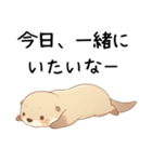 わがまま甘えたいカワウソ4[構って寂しい]（個別スタンプ：21）