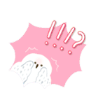 福を呼ぶ♡にっこり白梟とカラフル文字（個別スタンプ：32）