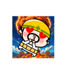 動く！毎日爆発！おやじ君（個別スタンプ：18）