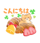 ネコたちと冬スイーツ【年末年始】(再販)（個別スタンプ：2）