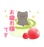 ネコたちと冬スイーツ【年末年始】(再販)（個別スタンプ：18）