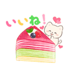 ネコたちと冬スイーツ【年末年始】(再販)（個別スタンプ：21）