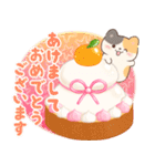 ネコたちと冬スイーツ【年末年始】(再販)（個別スタンプ：36）