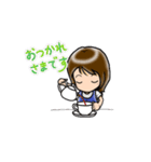 動くジャンスカのおねーさん（個別スタンプ：8）