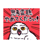 シロフクロウです（個別スタンプ：6）
