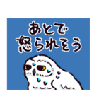 シロフクロウです（個別スタンプ：33）