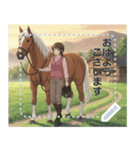 競馬女子の日常（個別スタンプ：9）