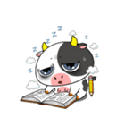 大きな目のかわいいウシはもう疲れた（個別スタンプ：21）