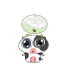 大きな目のかわいいウシはもう疲れた（個別スタンプ：29）