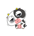大きな目のかわいいウシはもう疲れた（個別スタンプ：39）