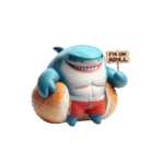 サメボクサーのムカつくリアクション全集（個別スタンプ：10）