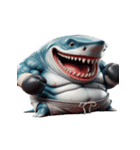 サメボクサーのムカつくリアクション全集（個別スタンプ：13）