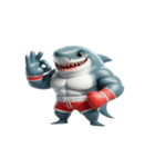 サメボクサーのムカつくリアクション全集（個別スタンプ：20）